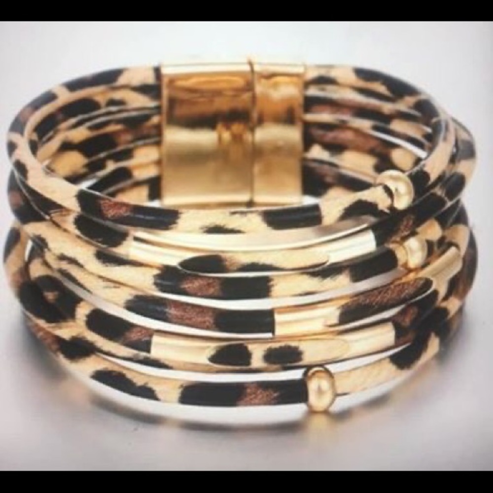Leopard bracelets